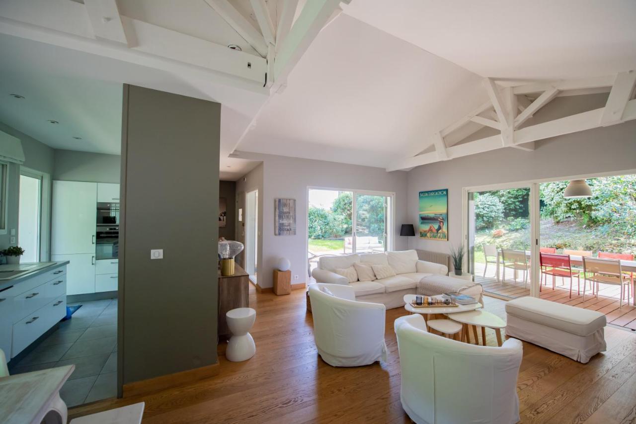 Villa Spacieuse A Arcachon, Proche Plages, Jardin Buitenkant foto